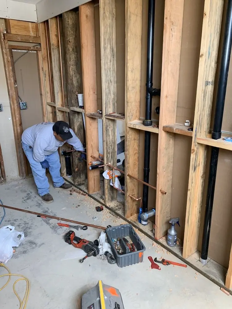 Commercial rough-in plumbing for Gas Line Repair in Forest Falls
